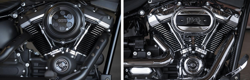 Both engines come in a few different degrees of bling.